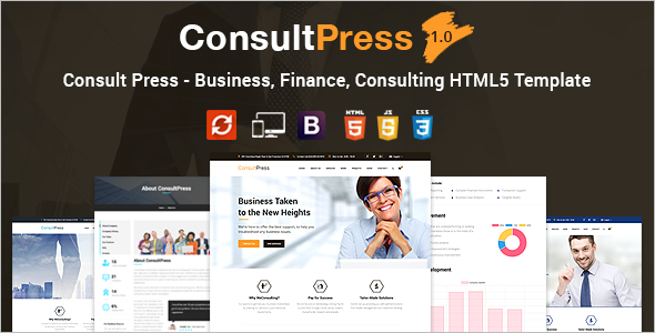 Consultancy Business HTML Website Template