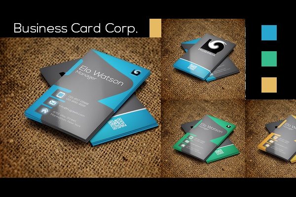Corporate Business Card Design Ideas