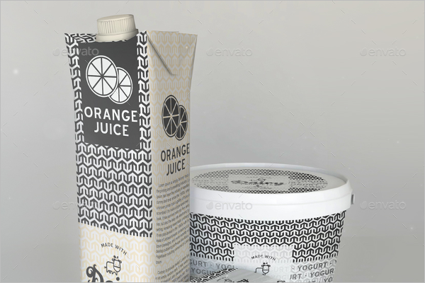 Dairy Products Mock Up