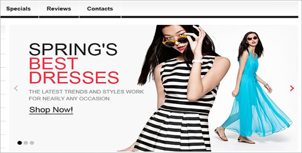 Fashion Clothes OsCommerce Template