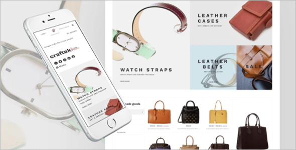 Fashionable Leather Â Shopify Template