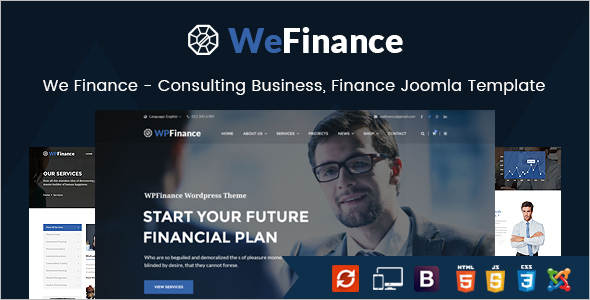 Finance Joomla Website Template
