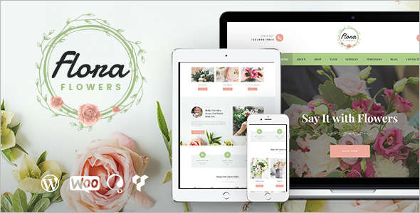 Flowers Boutique Website Template