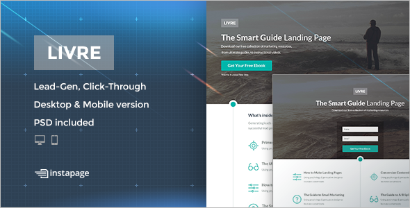 Instapage Guige Landing Page Template