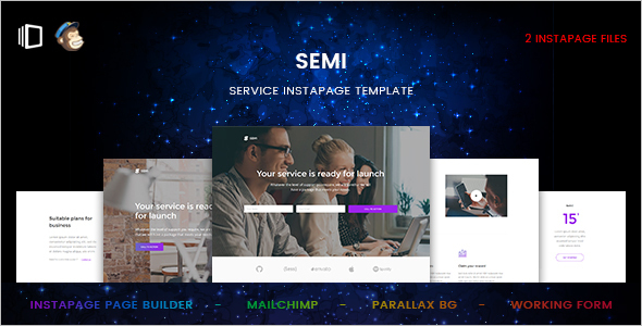 Marketing Service Instapage Template