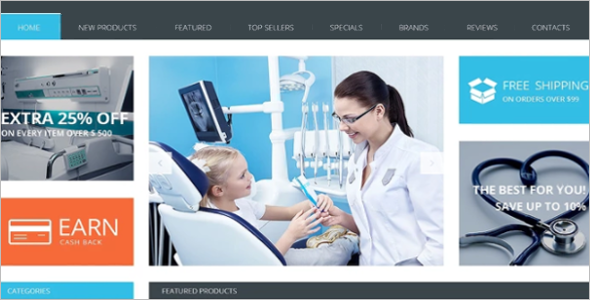 Medical Store OsCommerce Template