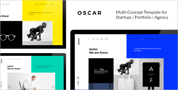 Multi Concept Startup Website