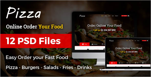 Online Restaurant & Cafe Joomla Template