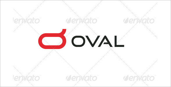 Oval Latter Symbol Logo Design