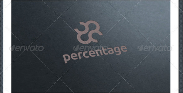 Percentage Symbol Logo Template