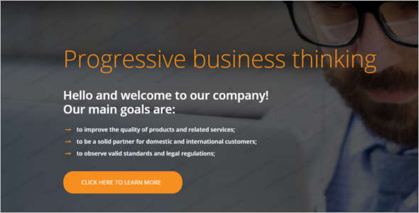 Responsive Consultancy Business Website Template