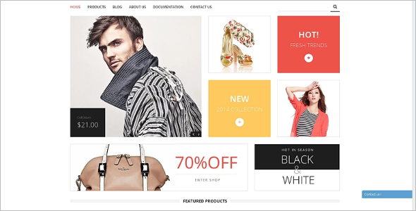 Shopify Fashion Store Responsive Template