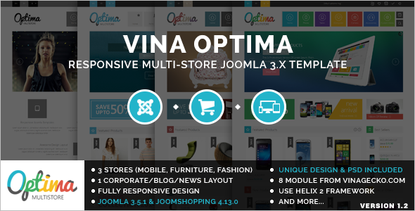 Shopping E-commerce Joomla Template