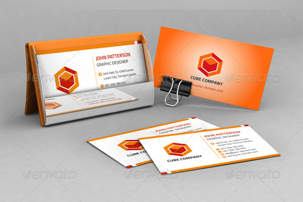 Smart Orange Envelope Design
