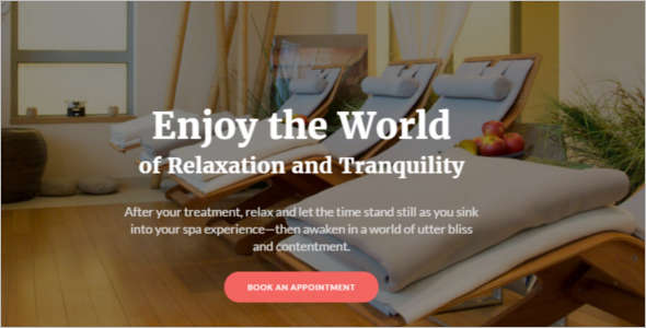 Spa Resort Business Joomla Website Template