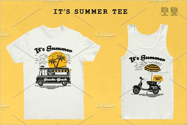 Summer Tree Design ShirtÂ 