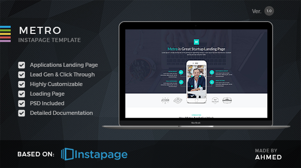 Themeforest Landing Page Template