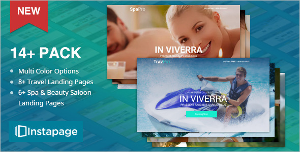 Travel Agency Marketing Instapage Template