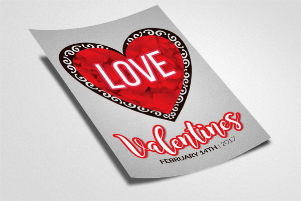 Valentine Brochure Design Model