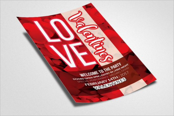 Valentines Party Brochure Ideas