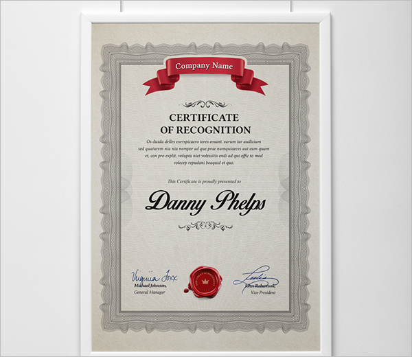 Free Printable Certificate Templates || Free Templates