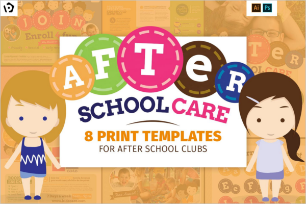 After School Care poster Design
