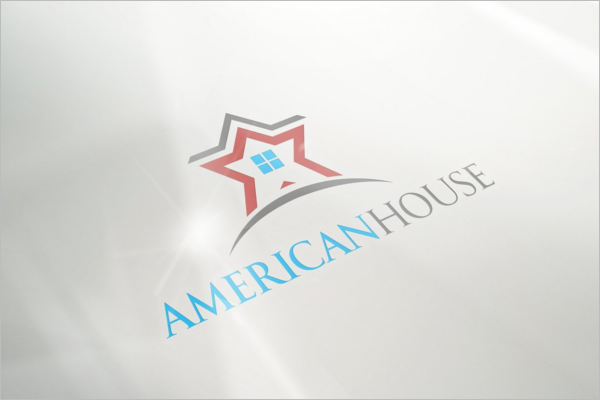 American Wall Logo Mockup