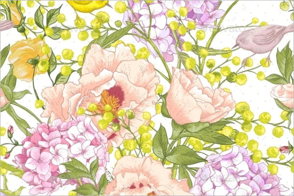 Blossom Mimosa Pattern