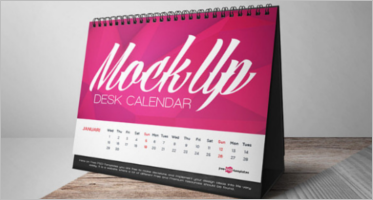 50+ Desk Calendar Mockup Templates