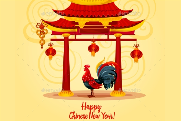 Chinese New Year Greeting Card Design