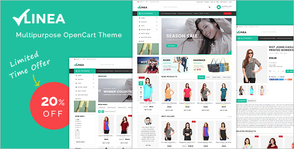Clothing Store OpenCart Template