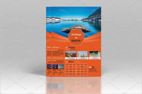 Company Travel Agency Flyer Design
