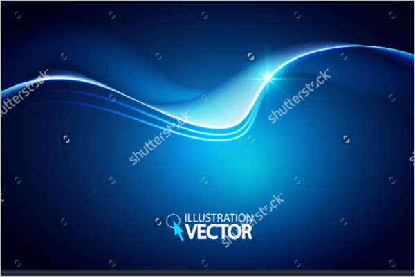 Dark Blue Wave Vector Background