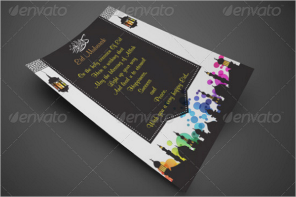 Eid Greeting Card Design