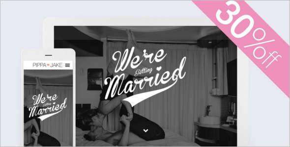 Elegant New Wedding HTML Template