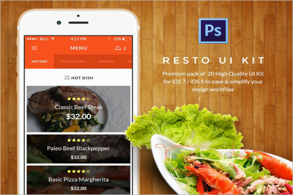 Fast Food Restaurant UI Design