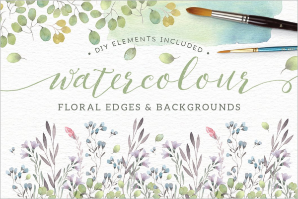 Floral Element Brush Design