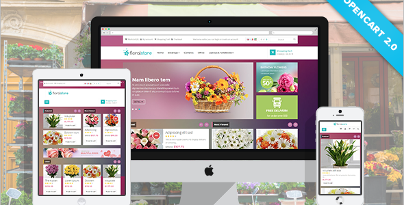 Floral Opencart Theme