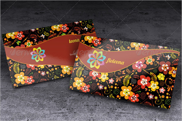 Floral Shop Business Card design