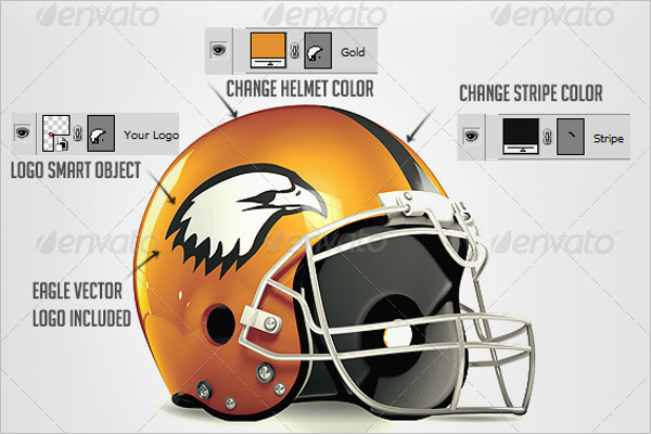 Football Helmet Flyer Design
