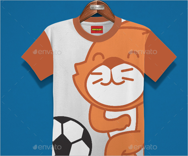Football Kids T-Shirt Design