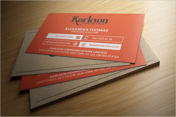 Free Business Card Graphic Template