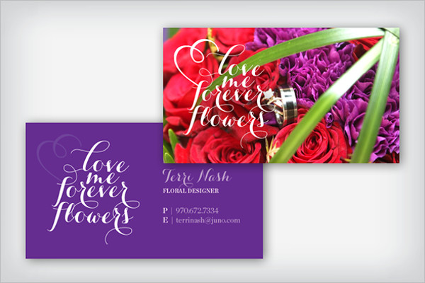 Free Floral Shop Business Card Design