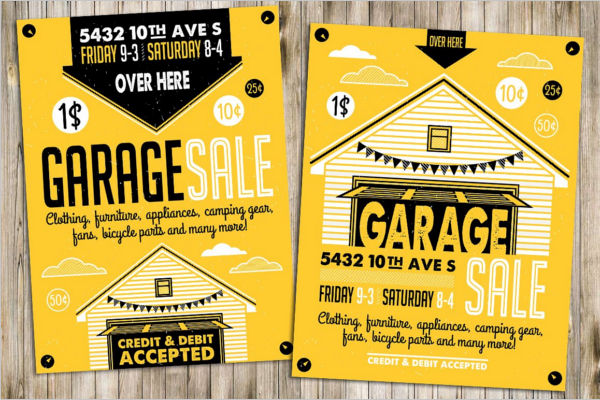 Garage Sale Poster Template