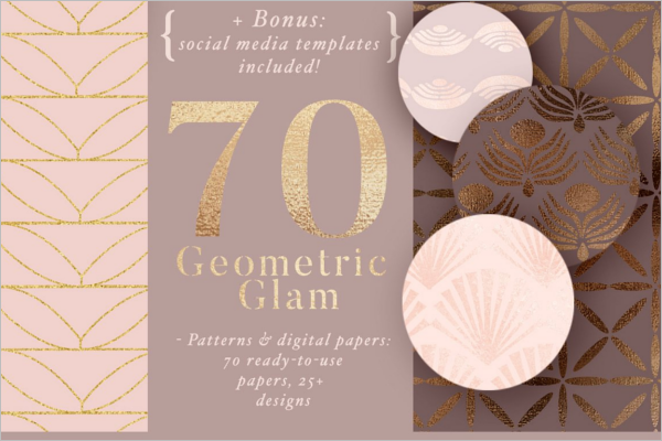 Geometric Glam Pattern