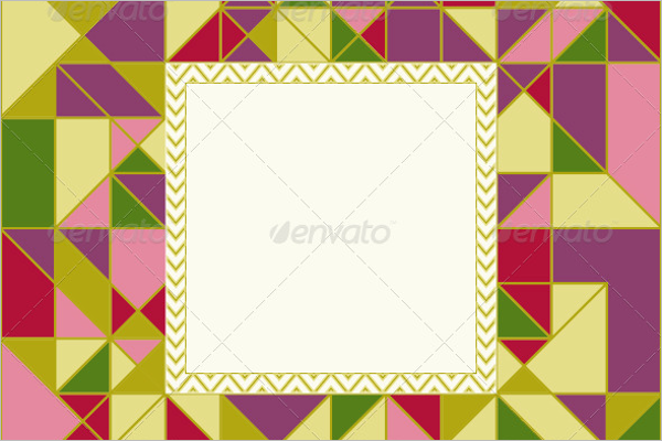 Geometric Pattern Card