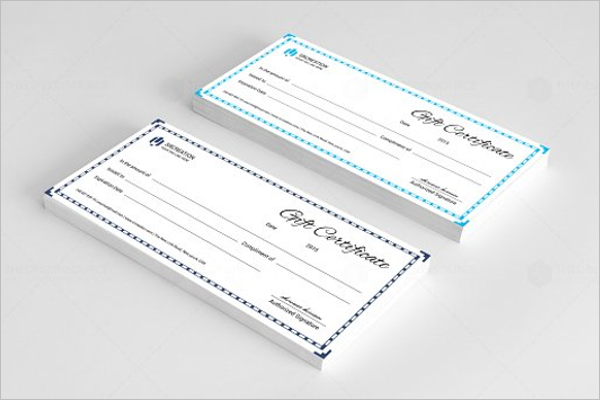 Gift Business Certificate Template