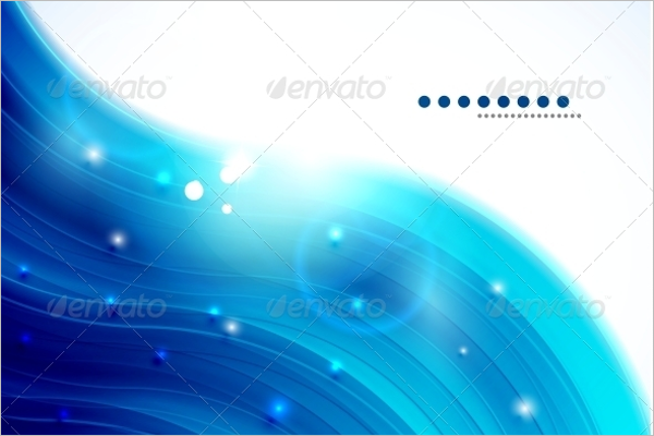 Glitter Blue Wave Background