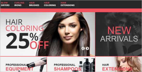Hair Care Store OpenCart Template