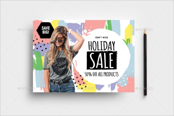 Holiday Sale Poster Design